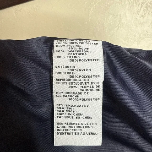 ❤️Kate Spade NWT Glossy Blue Puffer Coat.Size XL.